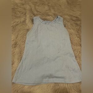 Light Blue Sleeveless Kids Top